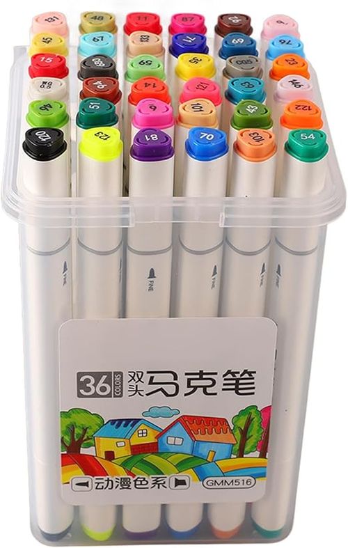 36 color marker set