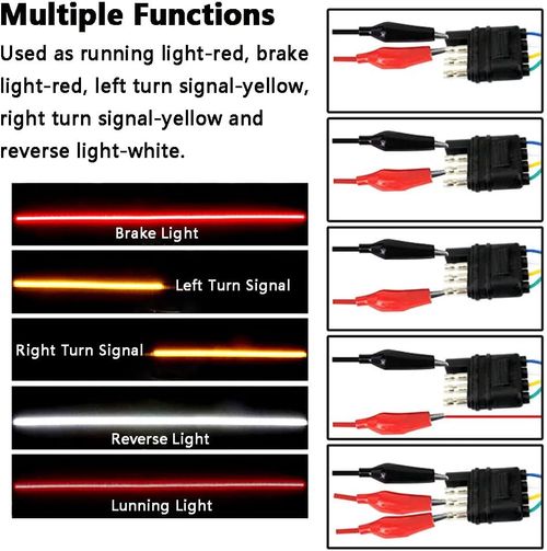 LED tailgate lights, turn signals and driving and reversing lights