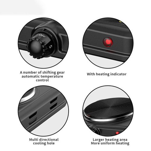 Electric Hotplate - Double Burner + Free Gift