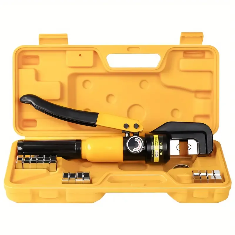Adjustable oil return valve chrome-plated integrated manual hydraulic pliers crimping electrical wires