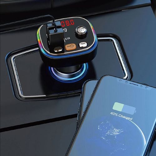 C20 Car FM Transmitter Dual USB Auto Audio Player