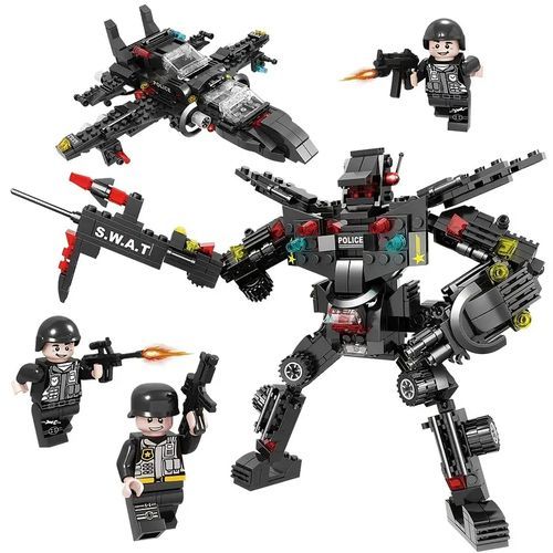378 Deformed Armored Vehicles Assembled Into Building Blocks