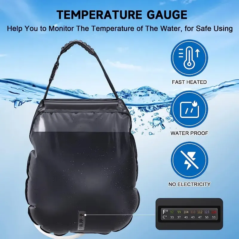 5-Gallons Camping Shower Bag