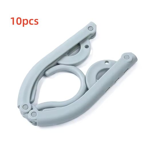 Multifunctional plastic foldable clothes hanger