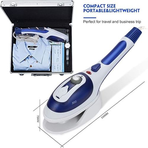 Olands Portable Clothes Steamer,Travel Garment Steamer Shirt Steamer Portable Steamer Iron Laundry Steamer Steam Garment Steamer Professional Fabric Steamer,Red