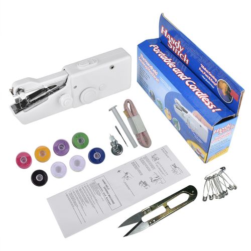 Portable handheld sewing machine household mini electric sewing kit for mending clothes