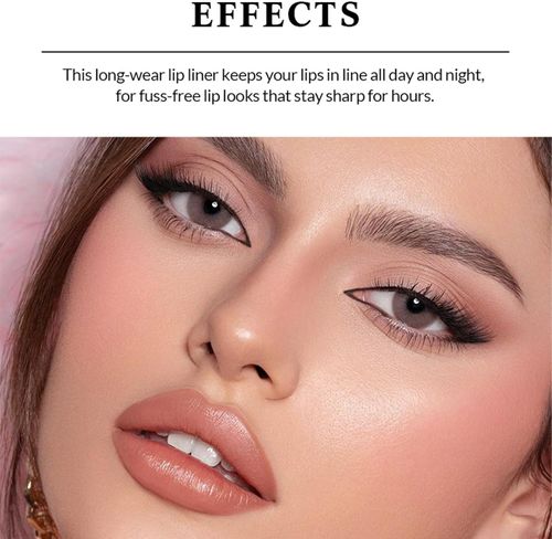 3 Pcs Lip Liner,Stay Non Peel Off Lip Line Tattoo,Peel Off Lip Liner Stain, Show Lip Color Does Not Take Off Makeup,Outlines Lip Shape Lip Stain (3Mixcolor)