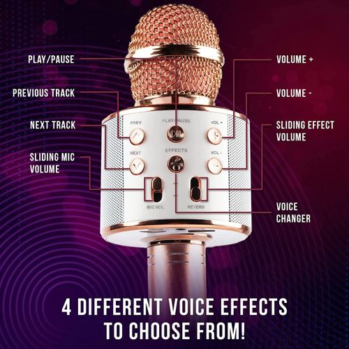 Karaoke Microphone, 5 in 1 Wireless Bluetooth Microphone