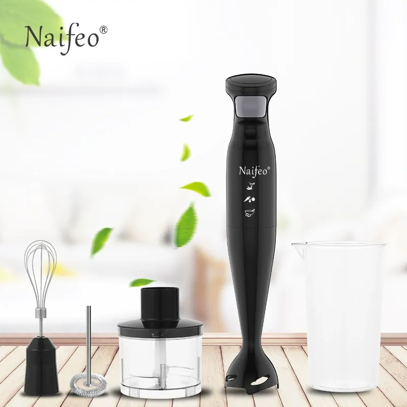 Naifeo 300W multi-function household handheld electric multi-function cooking stick food processor hand blender set