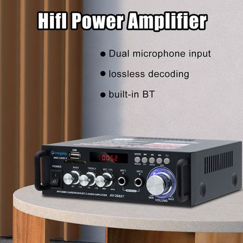 220V 12V 600W Bluetooth HiFi Audio Stereo Power Amplifier
