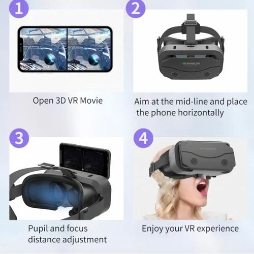 G13 VR Glasses Headset Smart Glasses For 5-7 Inches Phones