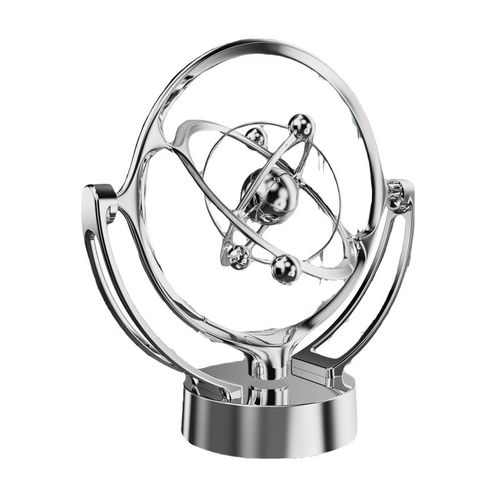 New Earth Perpetual Motion Instrument Desktop Model Rotating Magnetic Rocker Astronomical Orbit Ornament USB Decoration