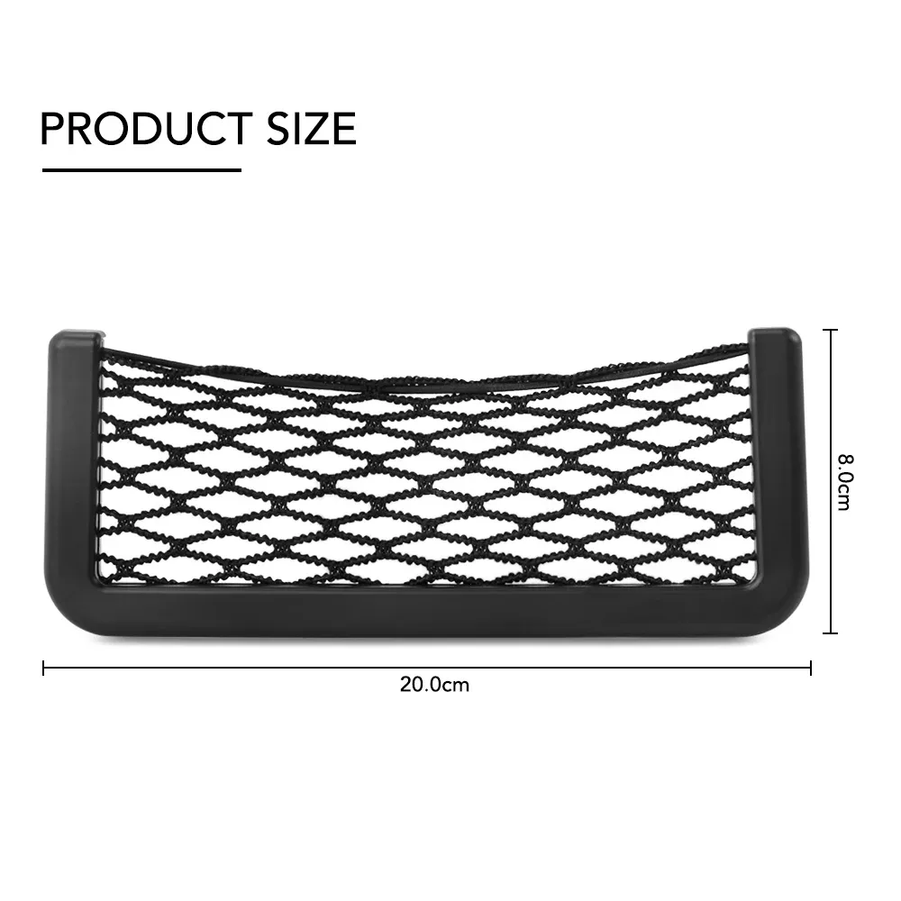 4Pcs Car Mesh Organizer Pockets