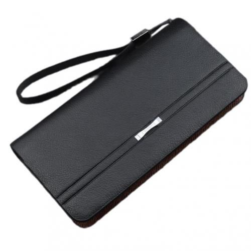 Multi-function Unisex Clutch Wallet-Black