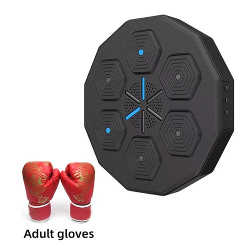 Wall Mounted Boxing Machine with LED Light and Bluetooth Music Electric Boxing Machine,Improve Hand-Eye Coordination and Relieve Stress,for Home Exercises,BoxingMachine