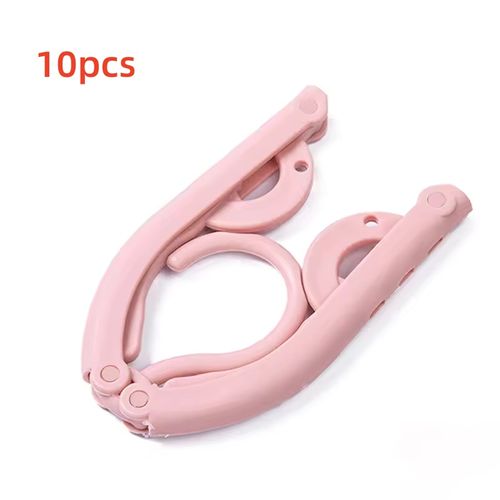 Multifunctional plastic foldable clothes hanger