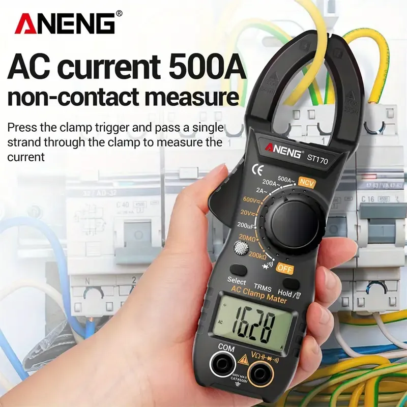 ANENG digital display clamp multimeter high precision portable electrician repair clamp current Multifunctional clamp meter