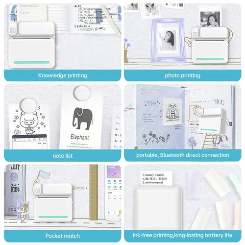 Portable Rechargble Multifunction BT Thermal Receipt Printer