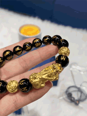 Pixiu Obsidian Fortune Bracelet