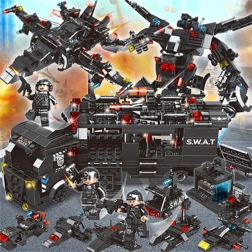 378 Deformed Armored Vehicles Assembled Into Building Blocks