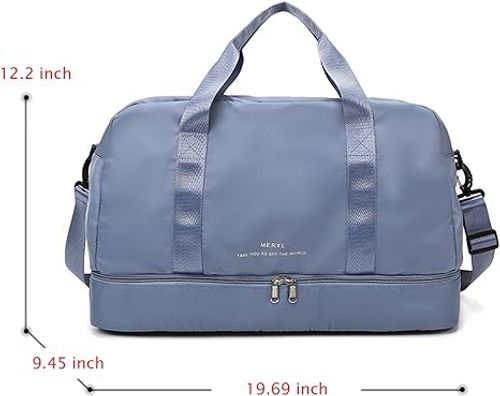 Travel bag with shoe compartment