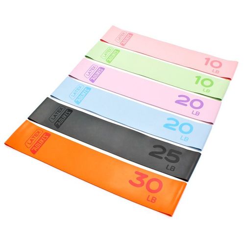 Yoga Latex Tension Exercise Band(6-pack)