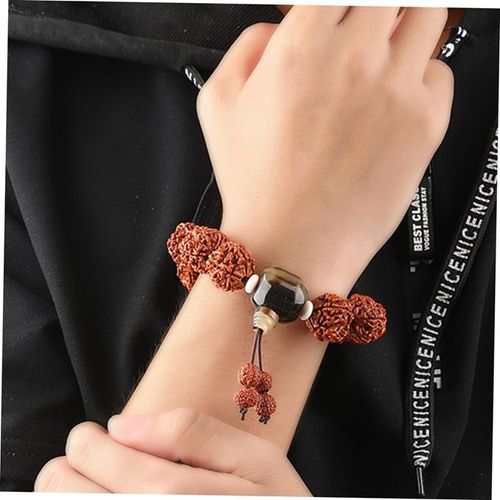 20mm Bodhi Seeds Buddhist Beads Bracelet Hand String