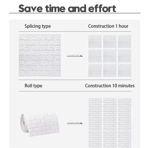 Peel & Stick Brick Pattern Wallpaper