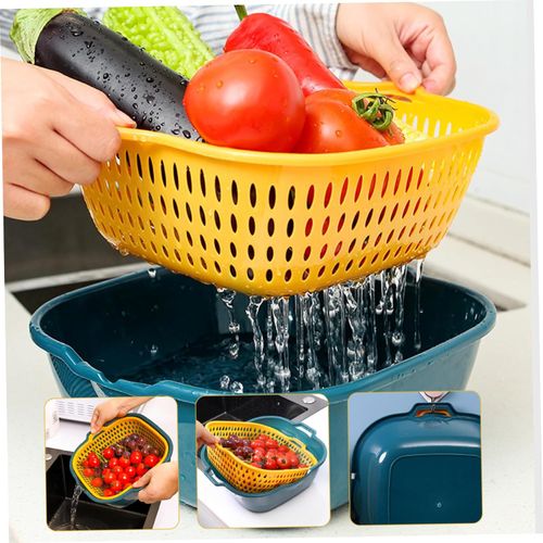 Drain basket set of eight
