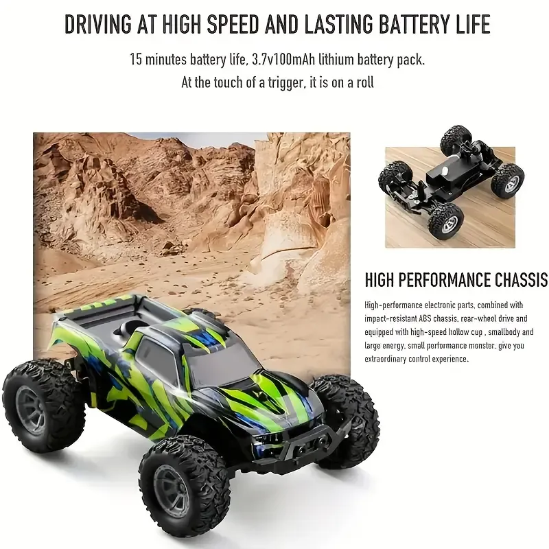 1:32 RC Car, Top Speed 20kmh, 2.4Ghz High-speed All-terrain Off-road Electric Toy Car, Ideal Gift for Boys And Girls, Christmas Gift