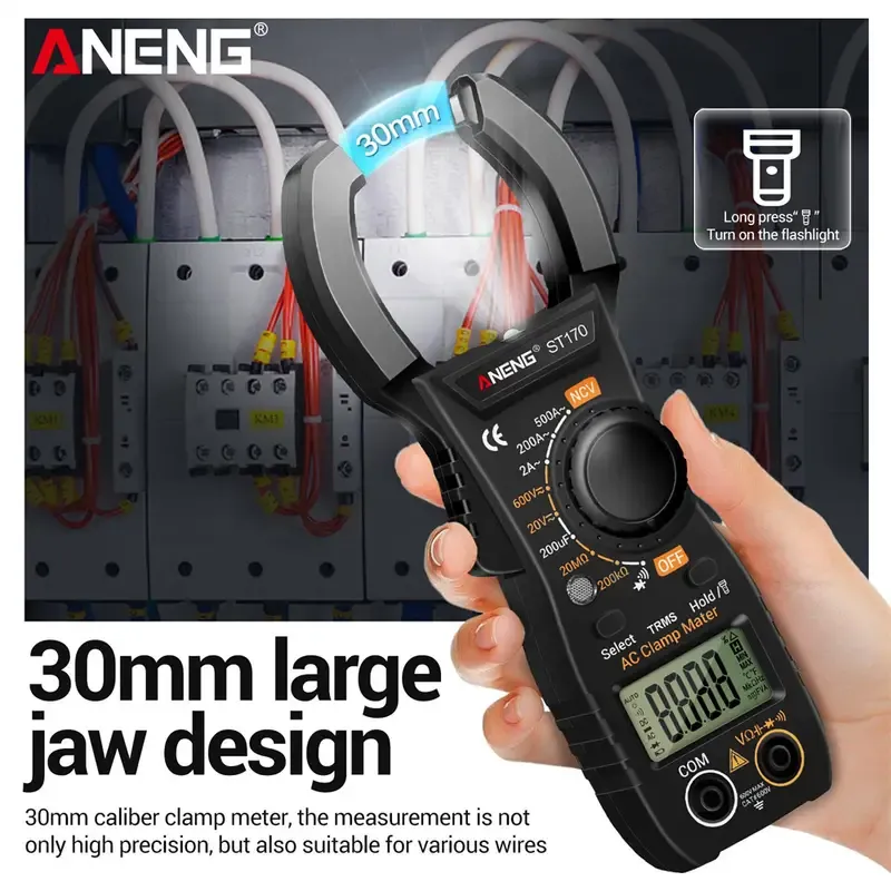 ANENG digital display clamp multimeter high precision portable electrician repair clamp current Multifunctional clamp meter