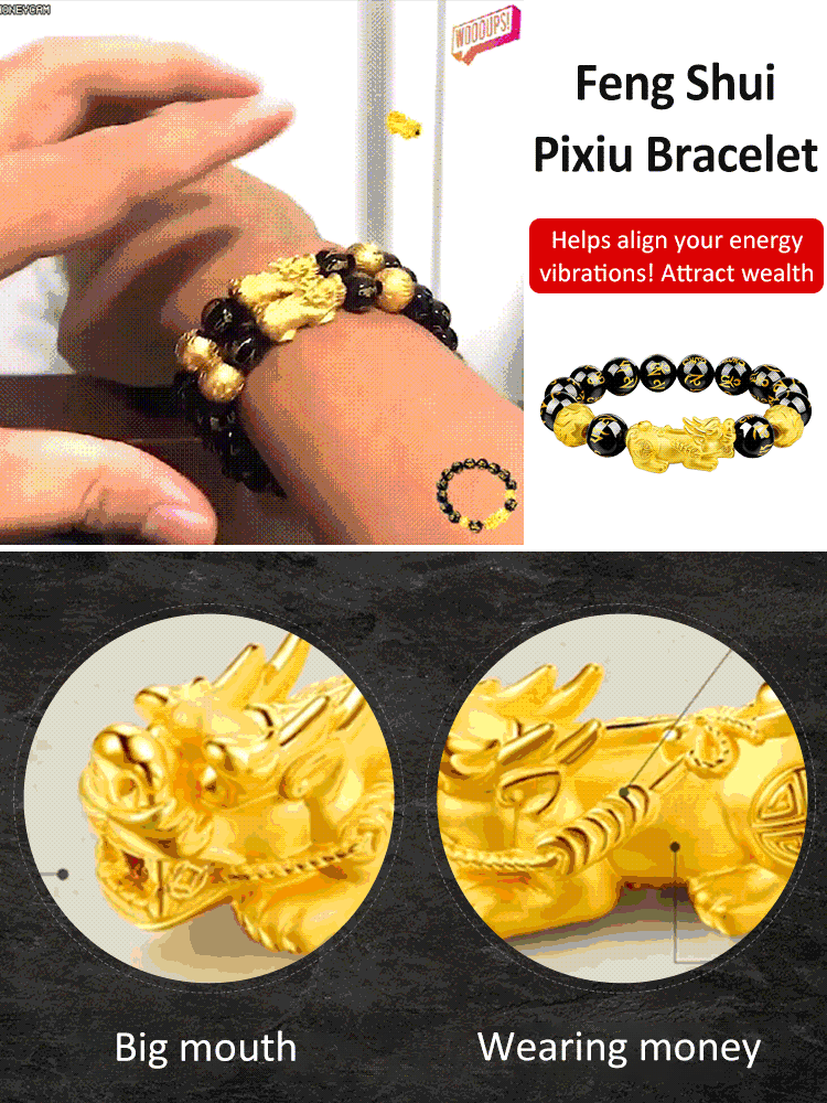 Pixiu Obsidian Fortune Bracelet