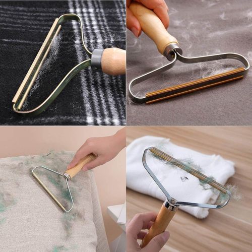 2PCS Portable Lint Roller Remover Clothes Fuzz Shaver Hair Removal
