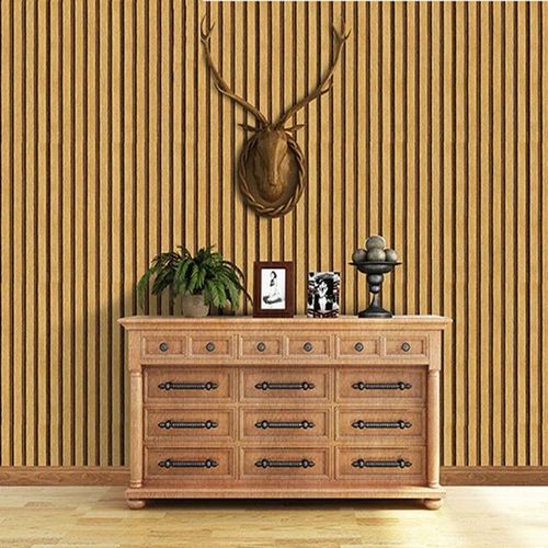 Wood Grain PVC Self Adhesive 3D Effect Wallpaper - 45CMX10M