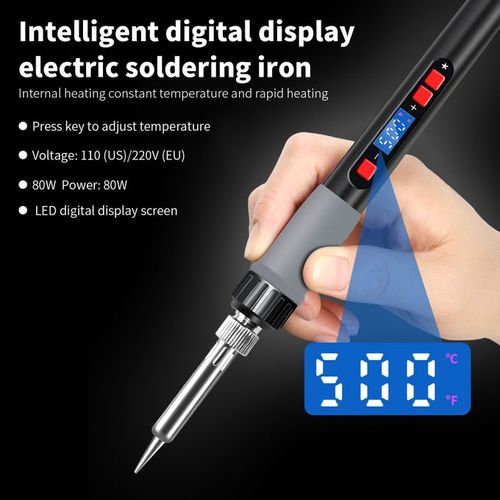 Adjustable Temperature Soldering Welding Iron 80W 220V