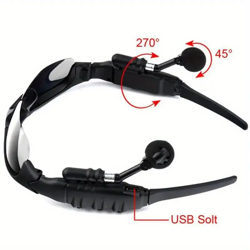 Bluetooth glasses for listening to music, talking, navigating, polarized wireless smart headphones, driving sunglasses, multi-function glasses