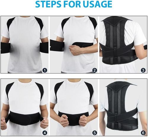 Posture Corrector Unisex Back Posture Brace Full Back Support Belt Clavicle Support Stop Slouching and Hunching Adjustable Back Trainer