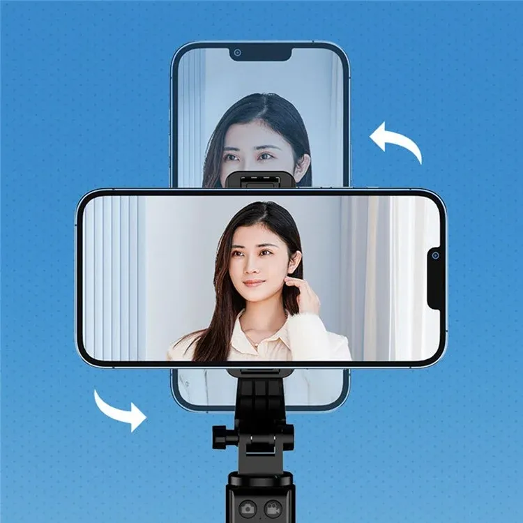 Selfie Stick Tripod, Extendable Cell Phone Tripod Stand with Wireless Remote and Phone Holder, Compatible with iPhone Android Phone