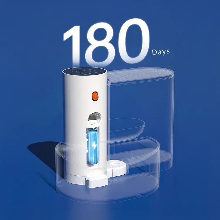 2025 Upgrade up to 180 days automatic wireless silent dumping pet water dispenser
