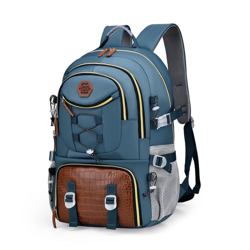 New high-looking casual backpack, large capacity, high-end travel bag, mountaineering bag, Oxford cloth backpack