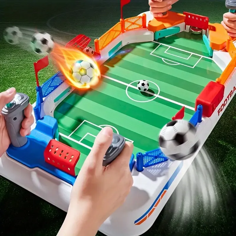 Tabletop Football Game for 2 - Family Fun Interactive Board Game for Teens and Adults, Durable Plastic Frame, Mixed Colors