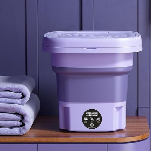 Portable Washing Machine, Foldable Mini Washing Machine, Small Washer for Baby Clothes, Underwear or Small Items, Apartment, Laundry, Camping, RV, Travel, Underwear, Personal, Baby