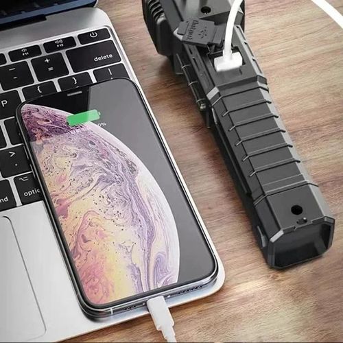 4 In 1 Multifunctional Rechargeable Car Hammer Flashlight