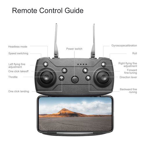 E88D drone aerial photography four-axis folding upgraded remote control aircraft with lights E99D children's toy aircraft