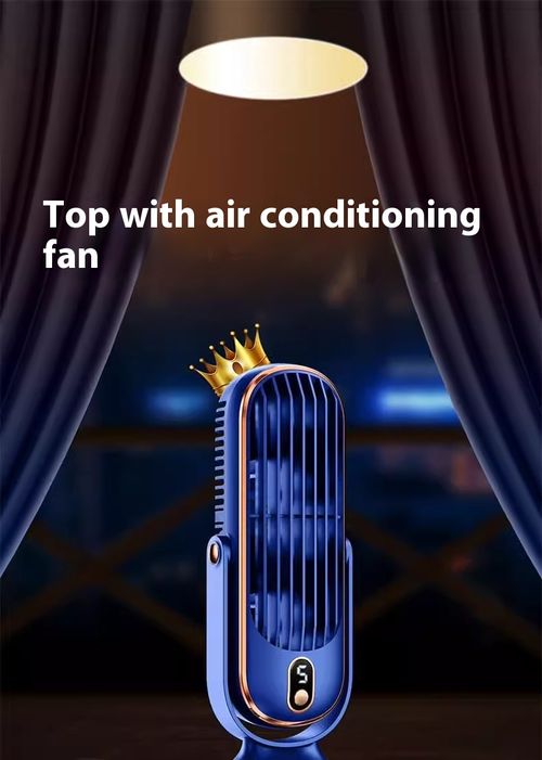 Refrigeration small air conditioning fan desktop fan silent usb desktop mini student dormitory portable large wind fan