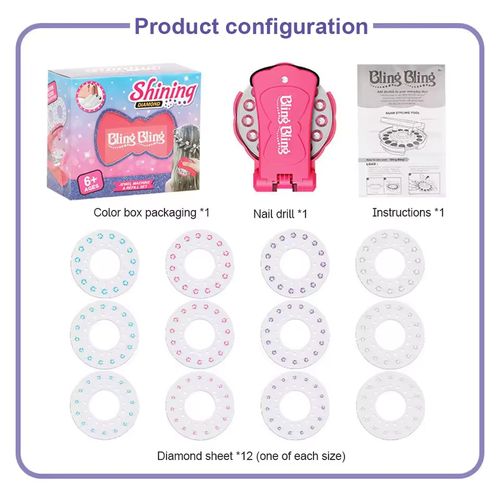 Beauty Fashion Hair Accessories Diamond Bling Glitter Hair Accessories