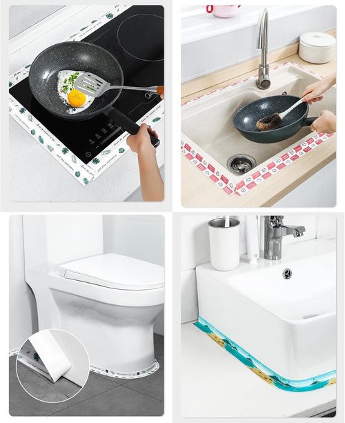 3 Rolls Waterproof and mildew-proof seam sticker (Random pattern)