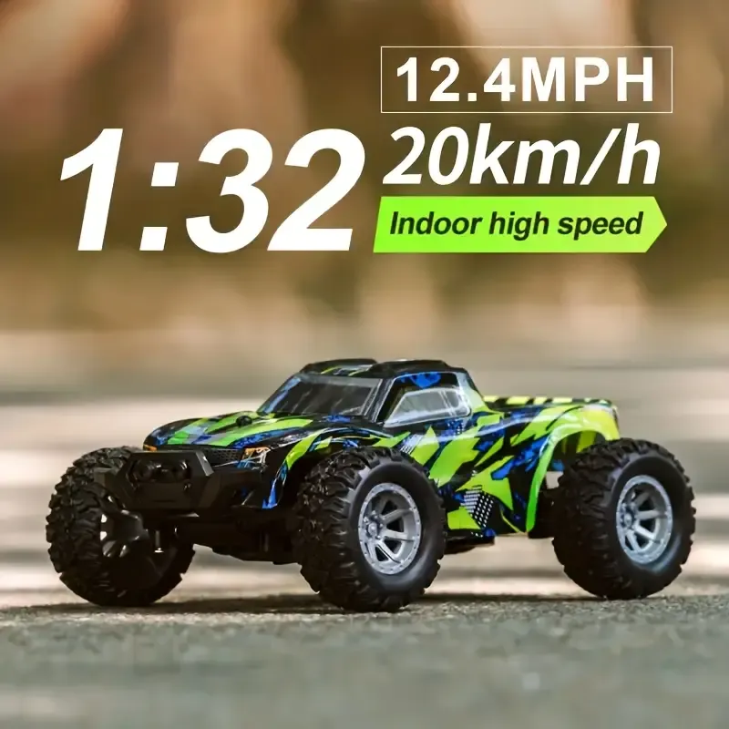 1:32 RC Car, Top Speed 20kmh, 2.4Ghz High-speed All-terrain Off-road Electric Toy Car, Ideal Gift for Boys And Girls, Christmas Gift