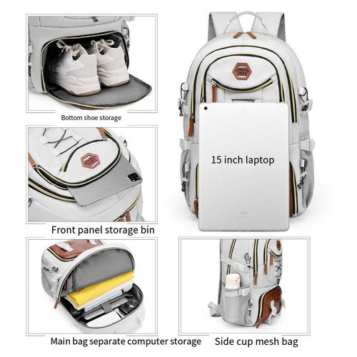 New high-looking casual backpack, large capacity, high-end travel bag, mountaineering bag, Oxford cloth backpack