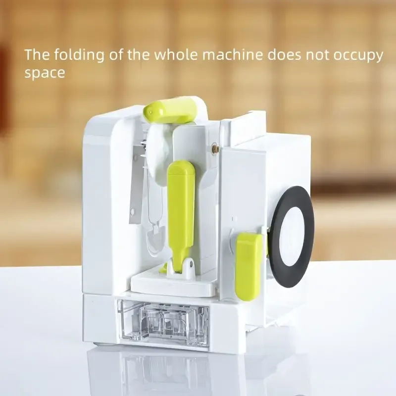 Manual Vegetable Spiralizer and Slicer – Hand-Crank Plastic Potato Tower Chopper, Grater, and Shredder for Uniform Slices of Potatoes, Carrots, Cucumbers, and More – No Electricity Needed, Vegetable Slicer And Chopper